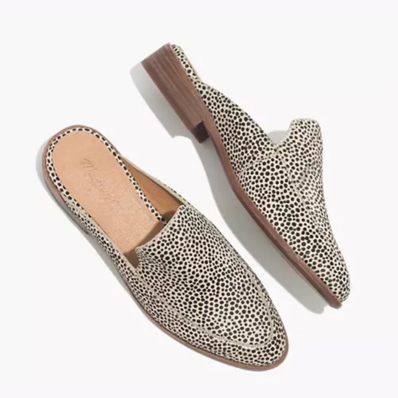 Madewell Shoes - Madewell Spotted Calf Hair Frances Loafer Mule 9